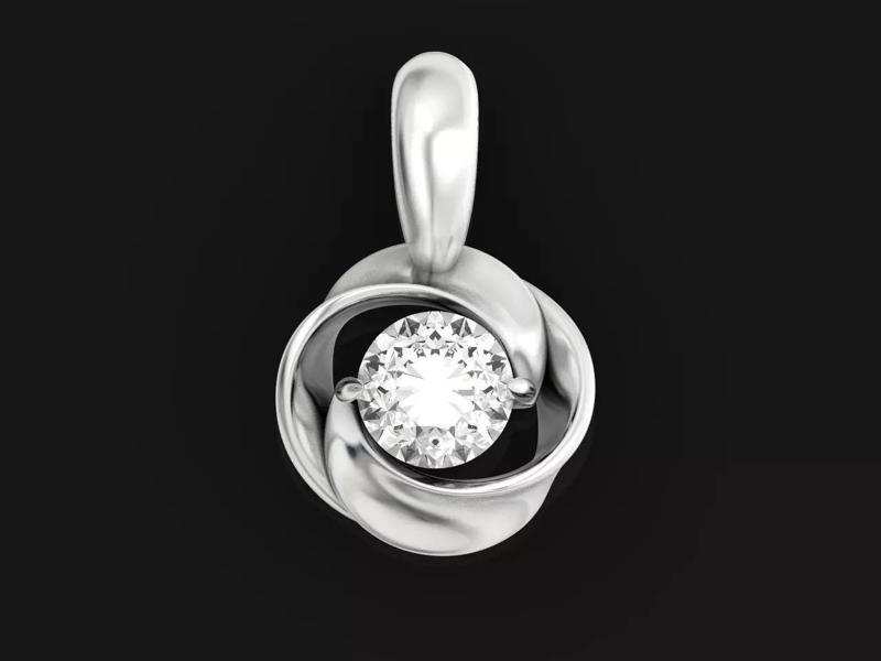 elegant diamond pendant  2708