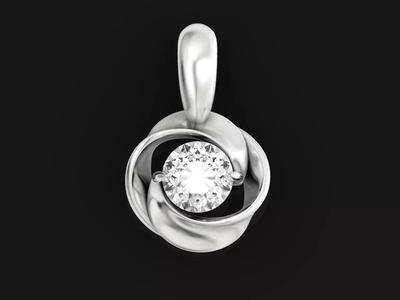 elegant diamond pendant  2708