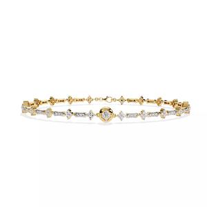 Minimal diamond bracelet for women