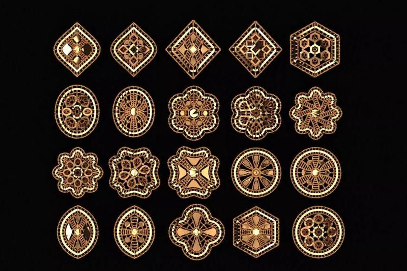 A Collection of Ornate and Detailed Stud Earrings