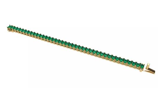 Riviera Tennis Bracelet Emerald Cut