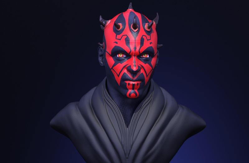STAR WARS DARTH MAUL BUST