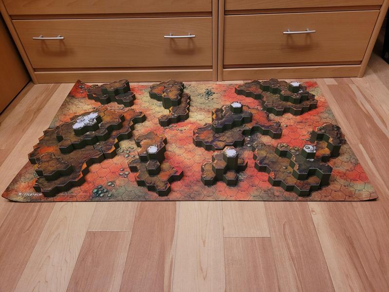 BATTLETECH TERRAIN NEOPRENE BATTLE MAT TUNDRA