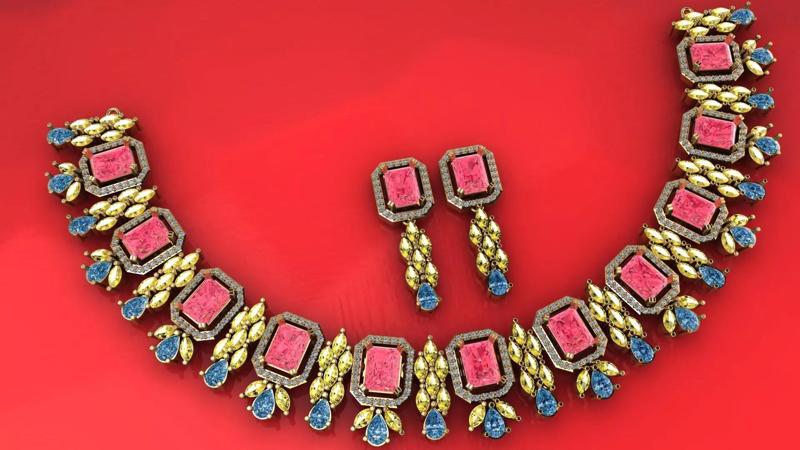 Beautiful Neckless-Earring