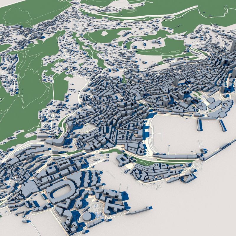 Cityscape Monte Carlo Monaco