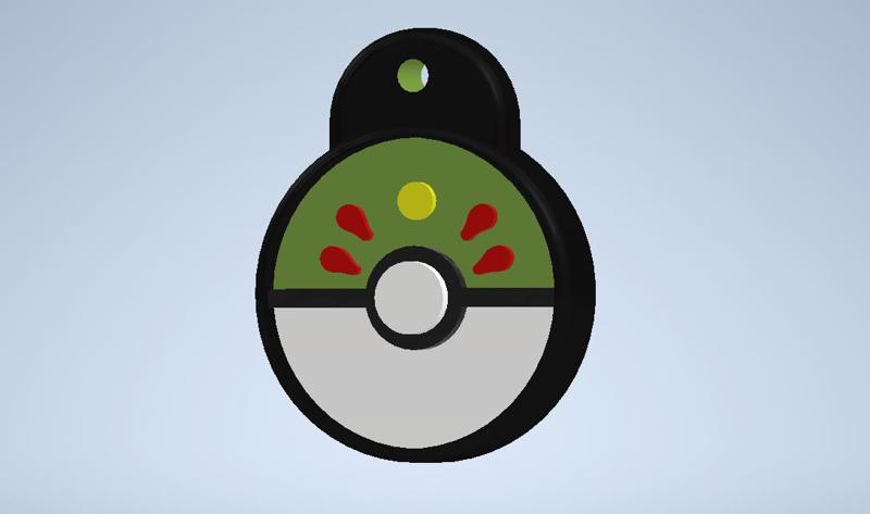 Pokemon Friendball Keychain V1