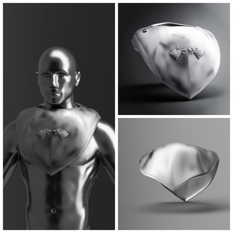 Jon Snow Cosplay Costume Stark top Armor Battle Suit GOT