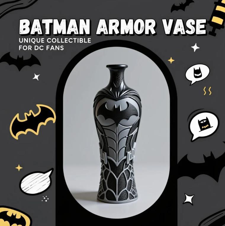 Batman Armor Vase