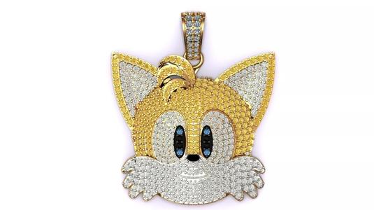 Hedgehog Diamond Pendant