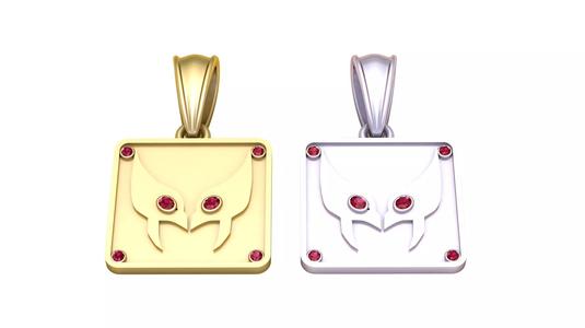 SQUAR FACES PENDANT