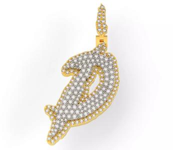 FLOWER SETTING LETTER D