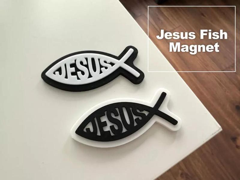Jesus Fish Ichthys Magnet