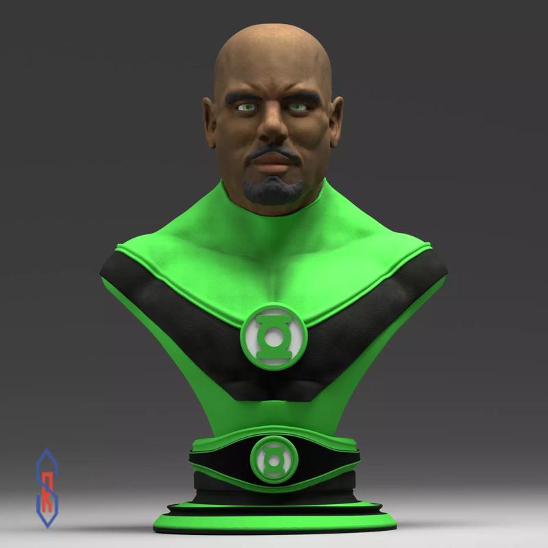 Green lanther bust