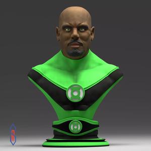 Green lanther bust