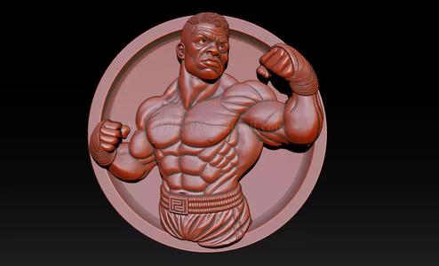 MMA and WWE Fighter Relief Model