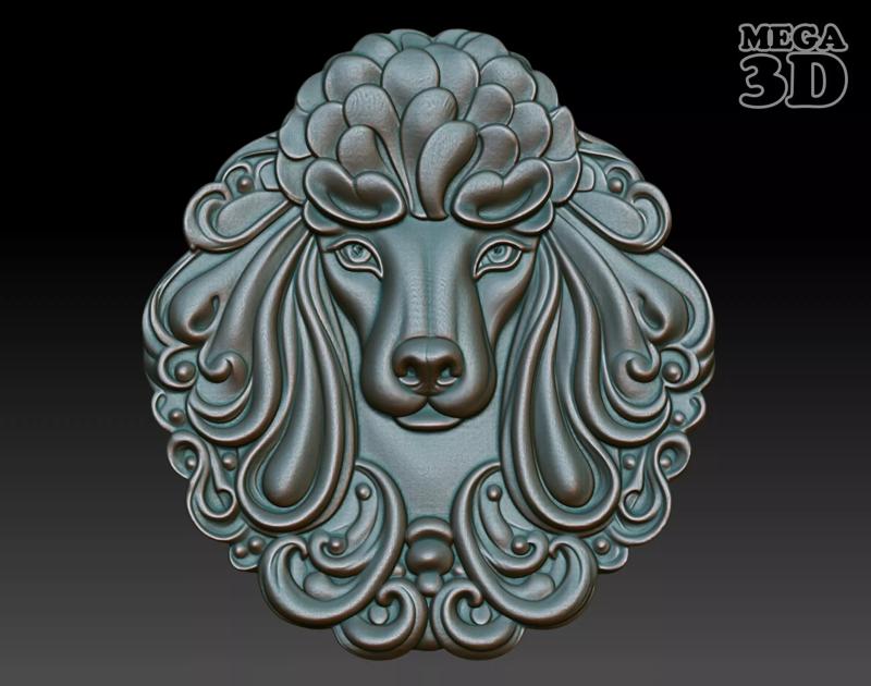 Dog basrelief 12 240815