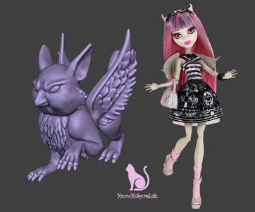 Rochelle Goyle, Pet, Monster High.