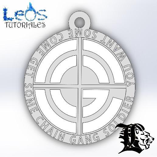 💎 John Cena Rapper 2008 Necklace - Leos3D - Exclusive Design 💎- Leos 3D