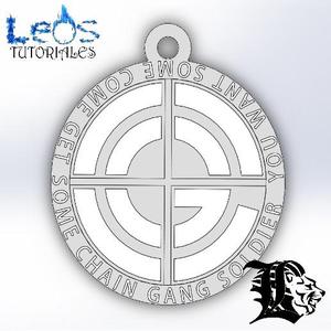 💎 John Cena Rapper 2008 Necklace - Leos3D - Exclusive Design 💎- Leos 3D