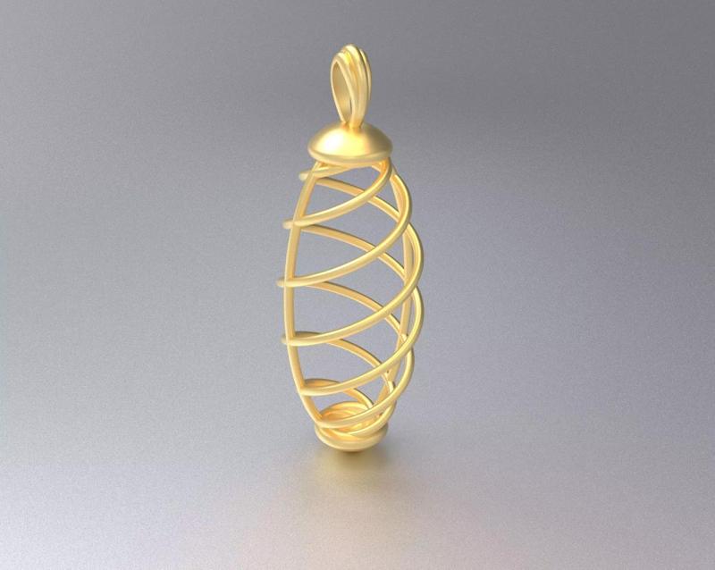 Ellipsoid Fusion Pendant
