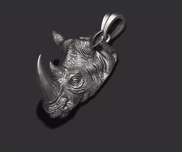 Rhino pendant