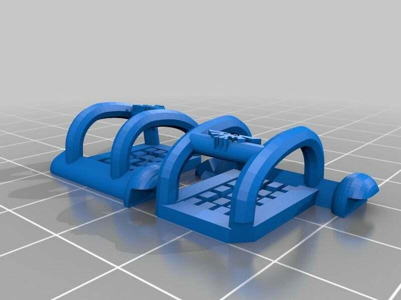 Harnesses for Space Marine type Drop Pod