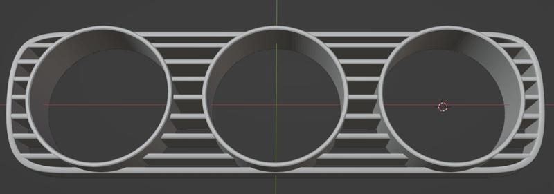 Audi A3/S3 Air vent gauge holder 62mm Gauges