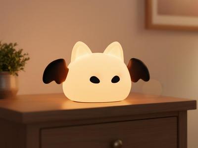 LED Night Light Little Bat Night Light multi-part printing