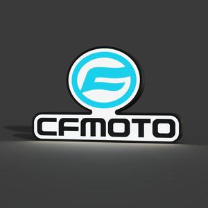 CF Moto Logo Lightbox LED Lamp