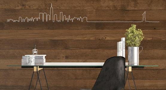 Silhouette City New York Wall Decoration Online