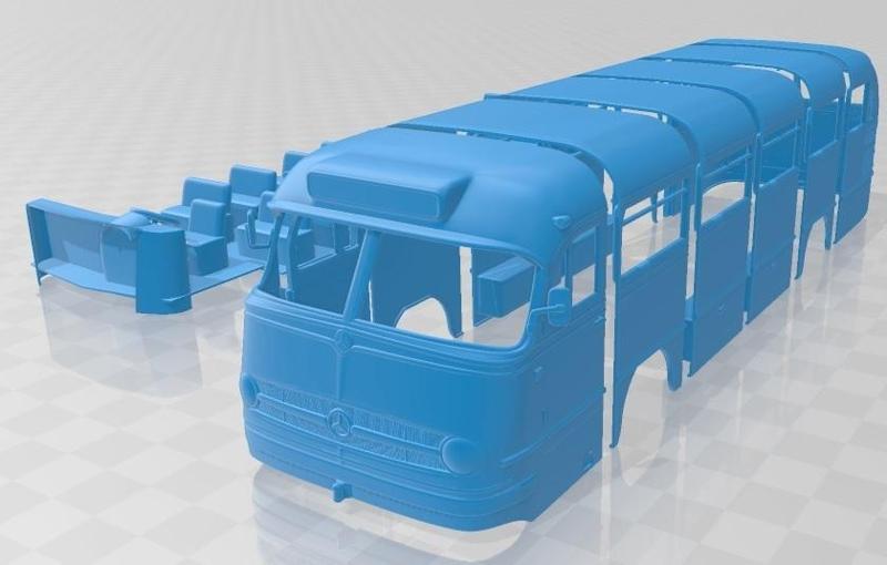 Mercedes Benz O 321 H Bus 1954 Printable