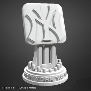 MLB New York Yankees Logo Trophy