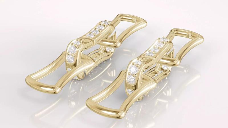 Jewelry Diamond Earring Model EAT02