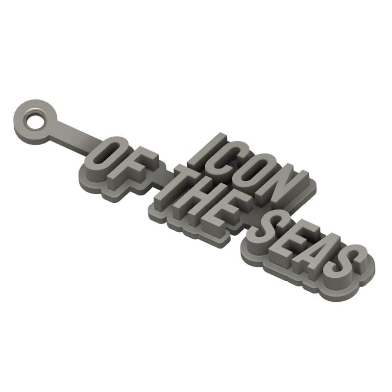 Royal Caribbean Icon of the Seas Keychain / Keyring