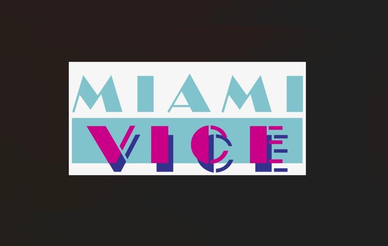 MIAMI VICE 3D LOGO