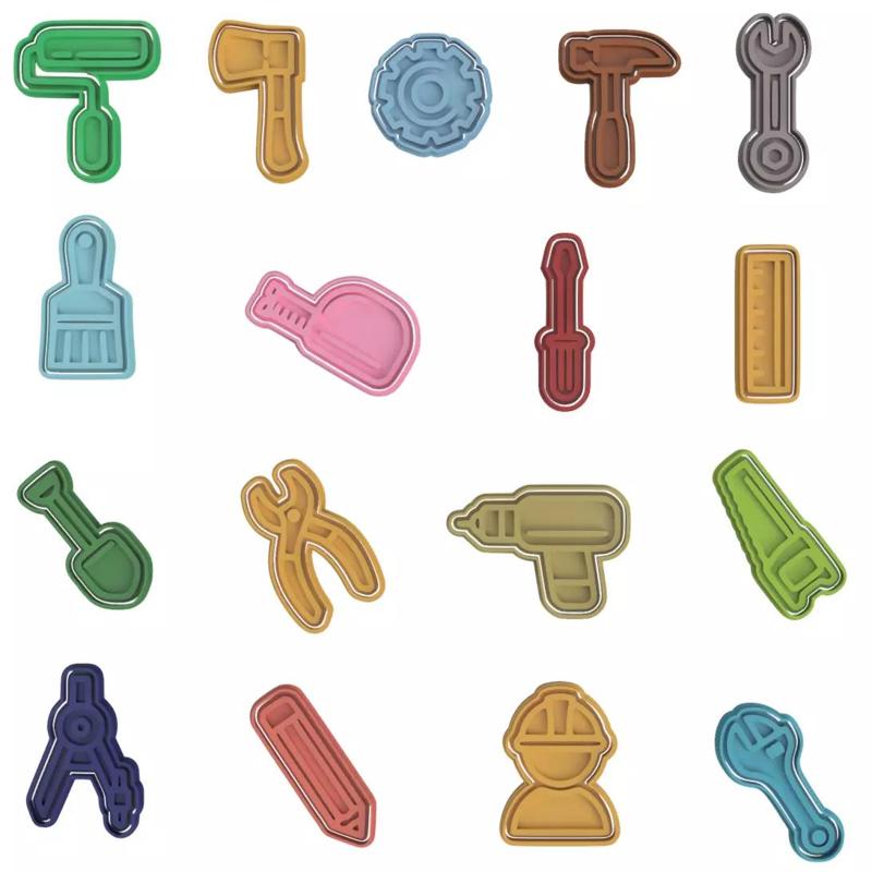 TOOLS COOKIE CUTTER SET OF 17 - Can be used commercially