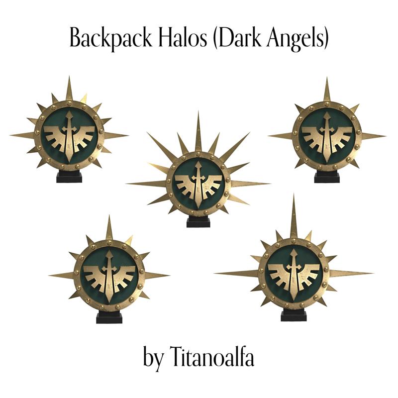 Backpack Halo Dark Angels