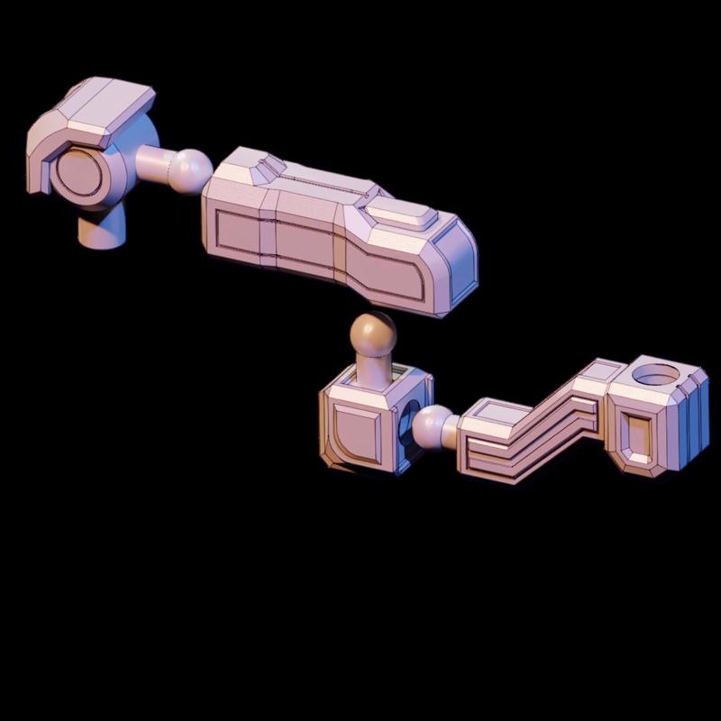 HG Gundam Calibarn Broom Arm Backpack Attachment Replacement