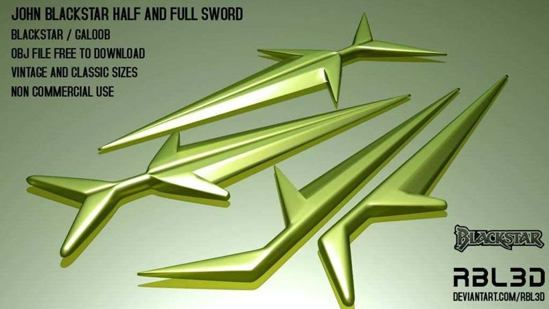 John Blackstar Half and full Sword, Vintage and Classic