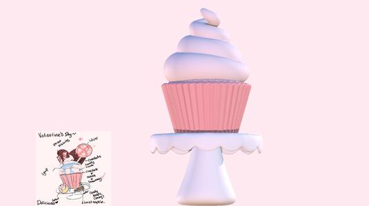 Cupcake with Texture