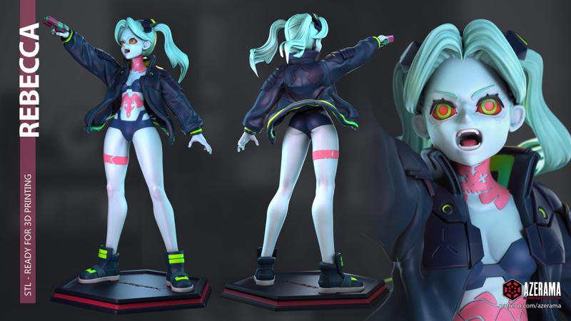 REBECCA STL READY FOR 3D PRINTING