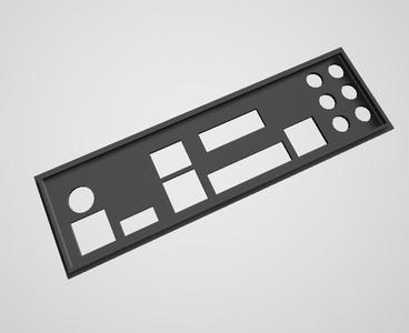 MSI Z97-G43 Backplate / IO