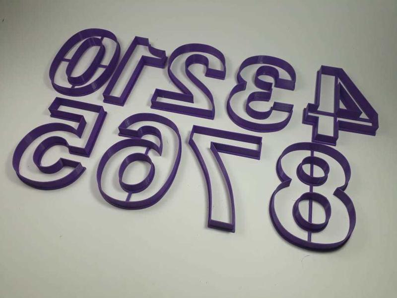 Number Cutter Set 10cm