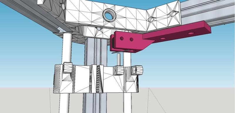 Endstop holder for 20x20 extrusion.