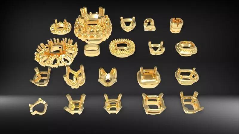 Various Cushion Heads Findings Earrings nose rings styles