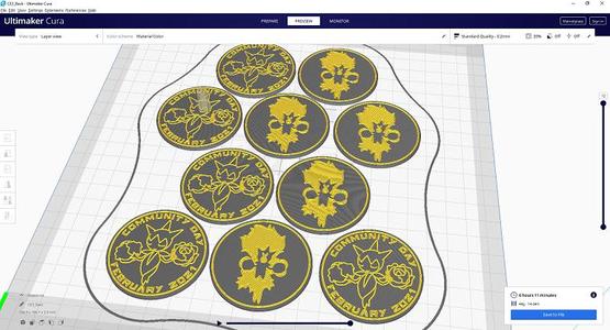 Pokemon Go Community Day #37 coin - Roselia