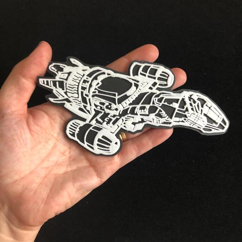 Serenity From Firefly Wall Art Plate / Fridge Magnet