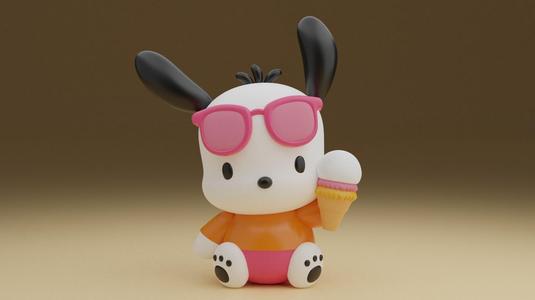 Pochacco sanrio summer figure