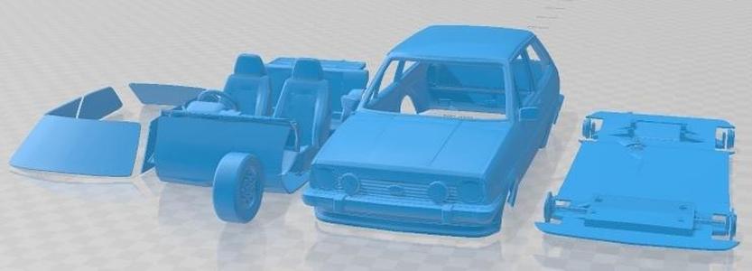 Ford Fiesta XR2 1981 Printable Car