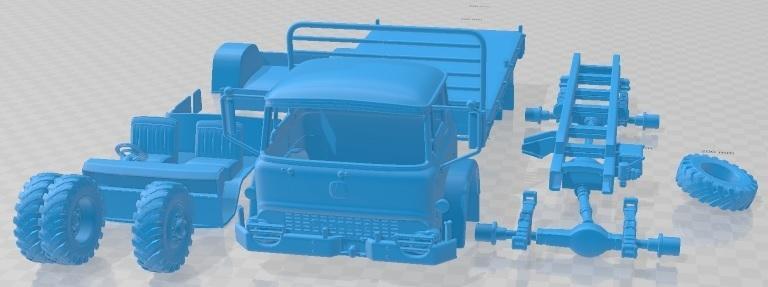 Bedford MK 1972 Printable Truck